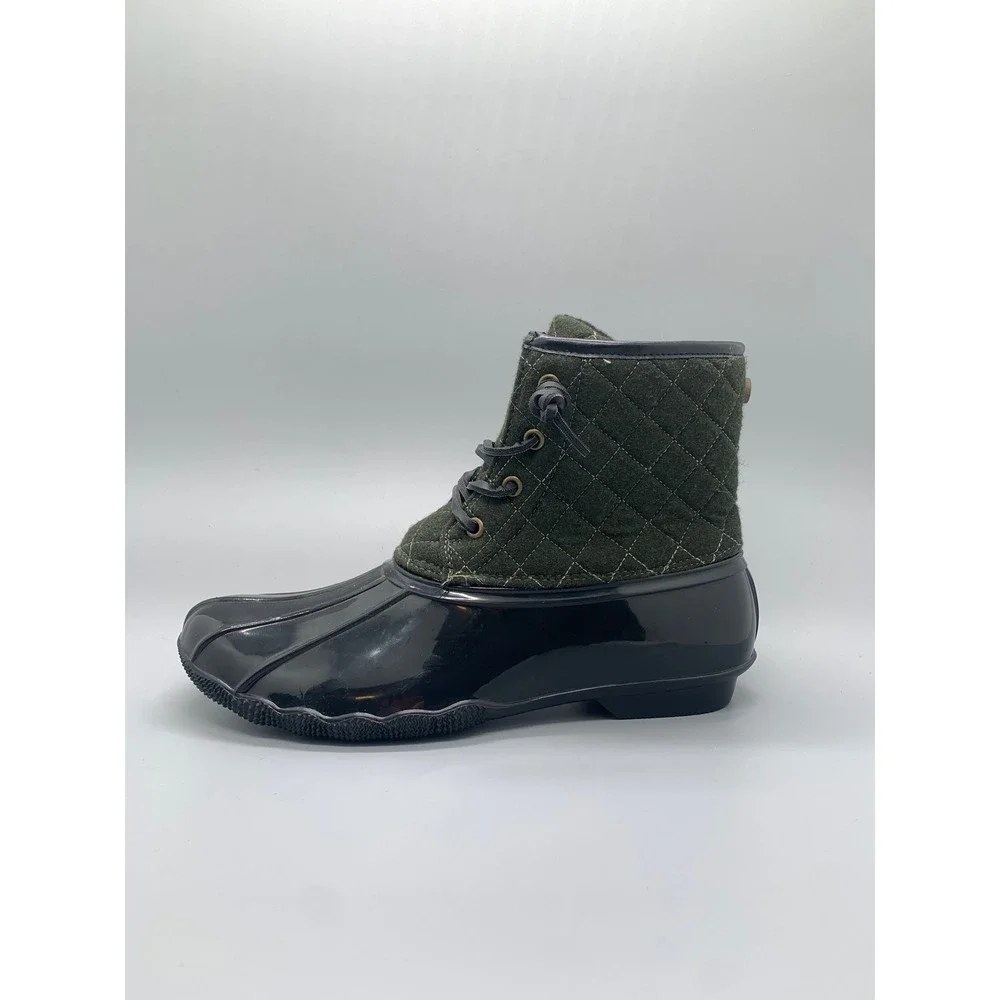 Seven7 green quilted